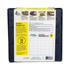 Jiffy clear humidity dome in detail retaining moisture to encourage sprouting