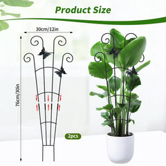 JJSHUANL trellis fully expanded to 30 inches for taller climbers
