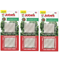 Jobe's Organics houseplant food spikes front view showing easy mess-free feeding