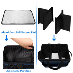Joe & JoseRin 900D nylon texture close-up showing durable water-resistant fabric