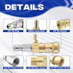 JOEJET detailed quick-connect fittings ensuring fast installation and secure chemical feed