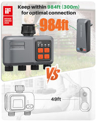 johgee gateway connected setup demonstrating long-range remote control