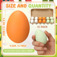 JolliLudo close-up of ceramic egg texture highlighting realistic weight and shape