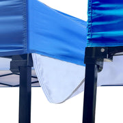 Joramoy front view of canopy gutter showing full-length protection