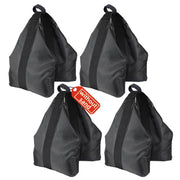 Jorohiker front view of four canopy weights showing stability benefit
