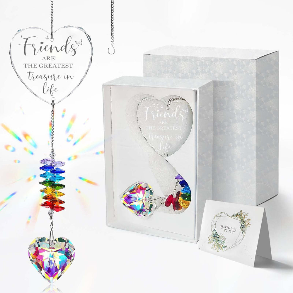 JOUWOTM front packaging showing engraved friendship quote and gift-ready box, inspiring connection