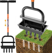 JouZYA aerator front view showing sturdy frame and color for durable operation