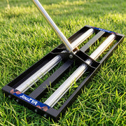 JouZYA front view of lawn leveler showing overall design and ease