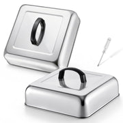 Joyfair front view of dome showing stainless steel and coverage benefit