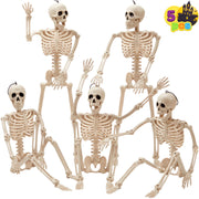 JOYIN 5-pack front packaging showing all five 16-inch skeletons and value