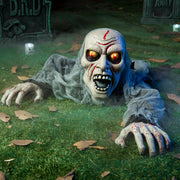 JOYIN front view of zombie groundbreaker creating outdoor scares