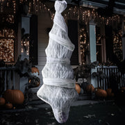JOYIN hanging cocoon front view showing life-size scary silhouette
