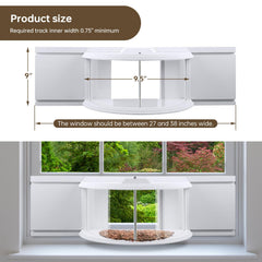JOYSEUS suction cups and hardware ensuring stable indoor mounting
