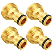 Joywayus brass quick connect front view showing durable finish and easy grip