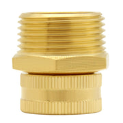 Joywayus brass swivel front view showing compact durable adapter for secure connections