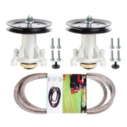 JSXDNWYJ front layout of full 46-inch deck rebuild kit highlighting included parts and convenience