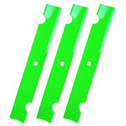 JSXDNWYJ front view of three high-lift blades showing fit and finish benefit