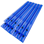 Juecity pack of 12 blue water tubes showing full box and contents benefit durability