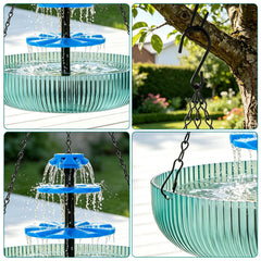 Julyxi basin beside a ruler to show scale and comfortable bird access