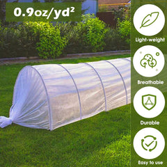 JUNKOGO covered raised bed in garden protecting plants and extending season