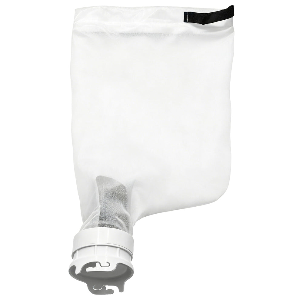 JUNPENG front view of zippered debris bag showing secure closure and neat appearance