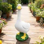 Jxcnkiy porch goose front view welcoming accent