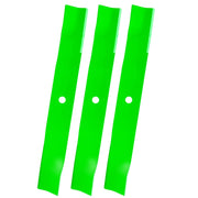 JYLEYJ front view of 52-inch mower blade pack showing contents and compatibility benefits