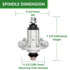 JYLEYJ close-up of spindle bearing and housing highlighting durable construction for smoother cuts