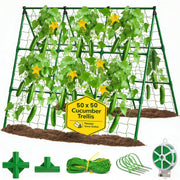 K-Brands front view of A-frame trellis showing compact vertical support