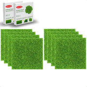 KAEZDD front packaging showing eight 6x6 grass tiles and product benefits