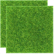 KAEZDD front packaging showing two faux grass squares for easy décor use