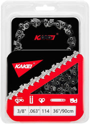 KAKEI front packaging showing 36-inch ripping chain and specifications for easy selection