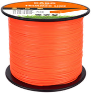 KAKO front view of 1200 ft spool showing orange square line and capacity benefit