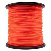 KAKO front spool showing orange .105 line and clear product visibility benefit