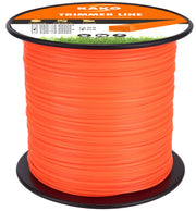 KAKO spool front view showing bright orange high-visibility and easy loading benefit