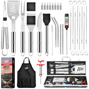 Kaluns aluminum case open showing organized stainless steel tools for easy transport