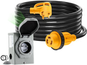 Kanayu front view inlet box showing weatherproof design and easy installation benefit