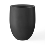 Kante front view of planter showing sleek concrete look and modern silhouette for curb appeal
