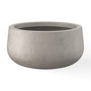 Kante front view of weathered concrete planter showing modern appeal and durability