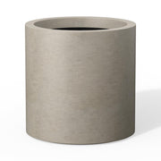 Kante front view planter showing shape and warm beige finish for versatile styling