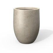 Kante front view of large bullet planter showing modern shape and versatility