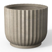 Kante front view pedestal planter showing modern silhouette and sturdy base for stability