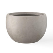 Kante front view showing weathered concrete finish and low bowl design, modern look
