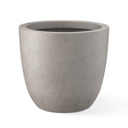 Kante front view weathered concrete planter showing modern curb appeal