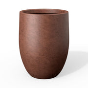 Kante large round front view showing elegant concrete-look and stability