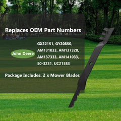 KANXAJJY close-up of toothed cutting edge for improved mulching performance