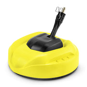 Kärcher front view showing 11 inch cleaner and fast coverage