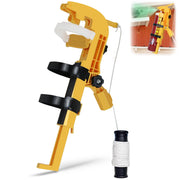 Kardeep front view adaptor showing overall shape and bright yellow color for visibility