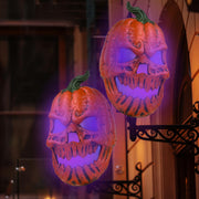 Karjiaja pumpkin cover front view showing Halloween design and easy fit