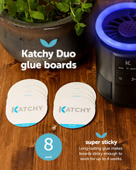 KATCHY close-up of glue board surface revealing sticky texture for capture